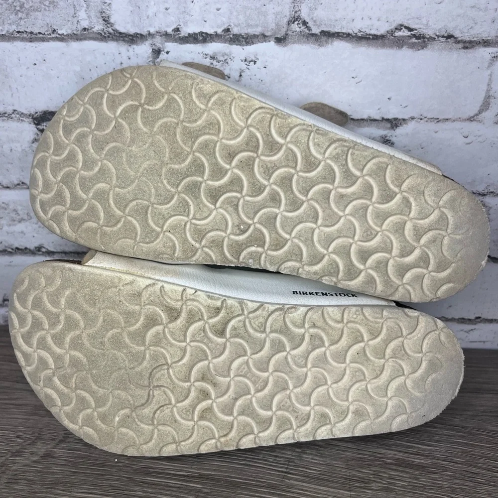 Youth Birkenstock White Arizonas - Size 13 (31) - Picture 5 of 5